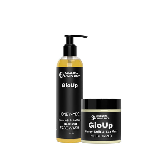 Glo-Up Honey, Kojic, Turmeric & Sea Moss  Dark Spot Duo