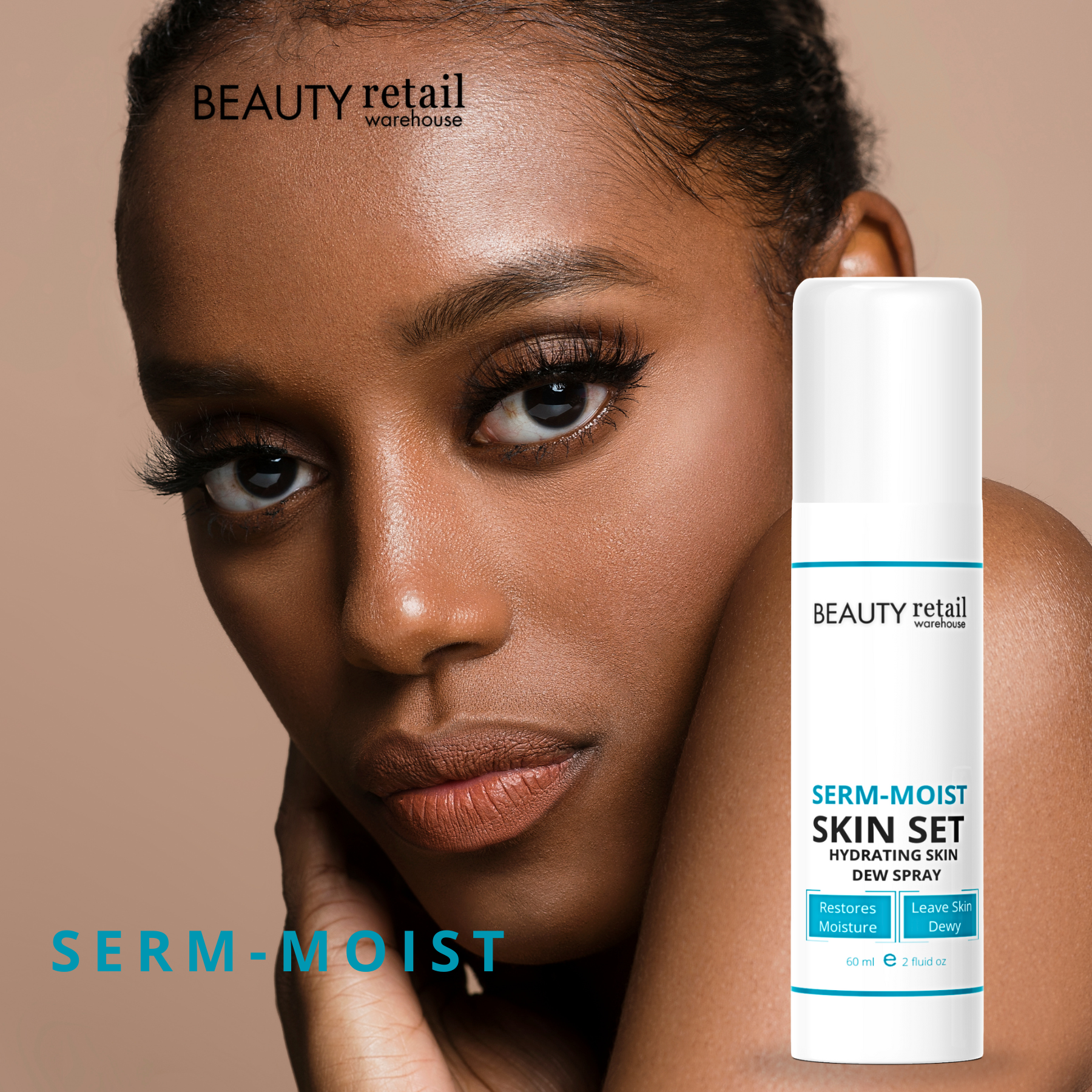 SERM-MOIST SKIN SET Hydrating Skin Dew Spray